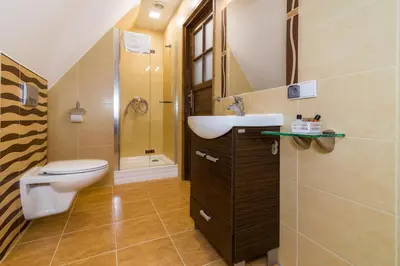 Łazienka w obiekcie Apartamenty Asia Basia