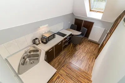 Kuchnia lub aneks kuchenny w obiekcie Apartamenty Asia Basia
