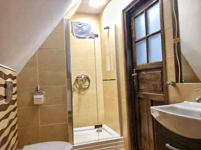 Łazienka w obiekcie Apartamenty Asia Basia