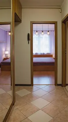 Łóżko lub łóżka w pokoju w obiekcie Mieszkanie przy Rynku