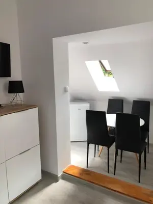 Telewizja i/lub zestaw kina domowego w obiekcie Apartament przy Parku Zdrojowym