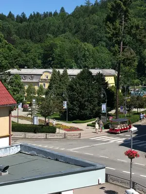 Widok na góry z tego apartamentu