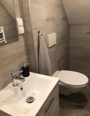 Łazienka w obiekcie Apartament przy Parku Zdrojowym