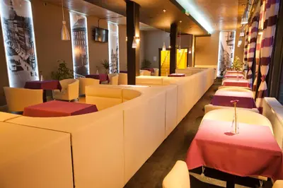 Część wypoczynkowa w obiekcie Hotel Malinowski Business