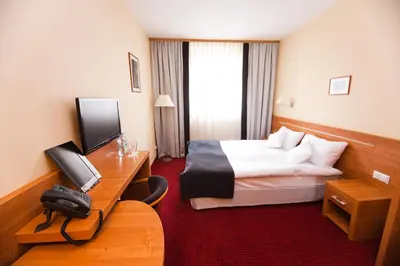 Telewizja i/lub zestaw kina domowego w obiekcie Hotel Malinowski Business