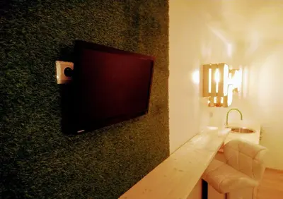 Telewizja i/lub zestaw kina domowego w obiekcie FurHouse