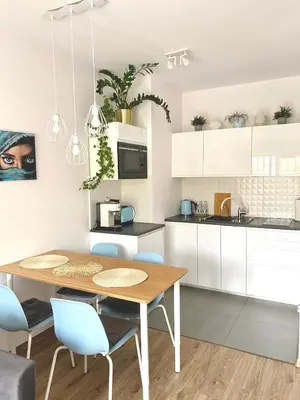 Kuchnia lub aneks kuchenny w obiekcie Apartamenty Polanica Zdrój
