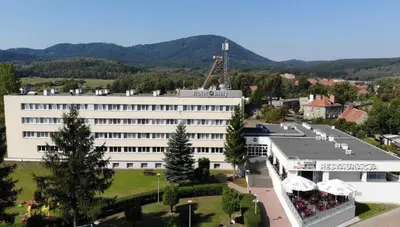 Widok na góry z tego hotelu