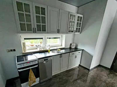 Kuchnia lub aneks kuchenny w obiekcie Apartamenty Akacjowa Villa106