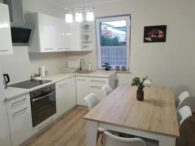 Kuchnia lub aneks kuchenny w obiekcie Apartamet Marzenie 7 - Opole