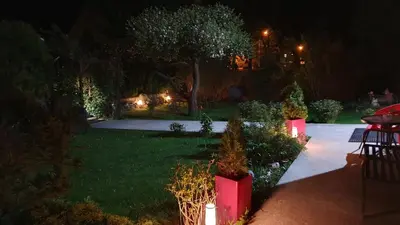 Ogród w obiekcie Willa Nad Potokiem