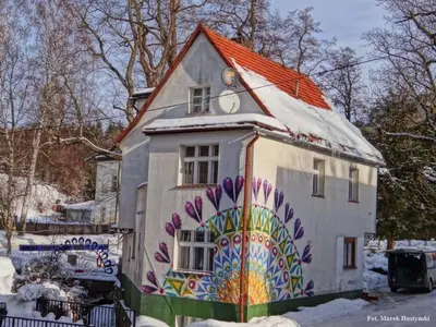 Obiekt Pawi Ogon zimą