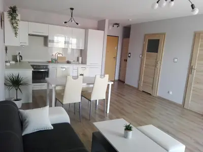 Kuchnia lub aneks kuchenny w obiekcie Apartament Marzenie 9 - Opole