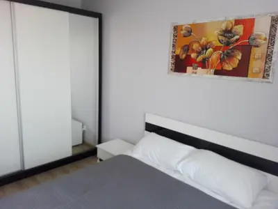 Łóżko lub łóżka w pokoju w obiekcie Apartament Marzenie 9 - Opole