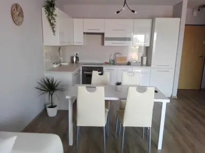 Kuchnia lub aneks kuchenny w obiekcie Apartament Marzenie 9 - Opole