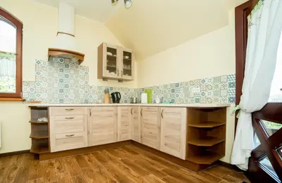 Kuchnia lub aneks kuchenny w obiekcie Apartamenty Romanowka