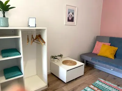 Część wypoczynkowa w obiekcie Lemuria Hostel Szkolna centrum