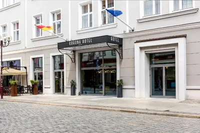 Budynek, w którym mieści się hotel