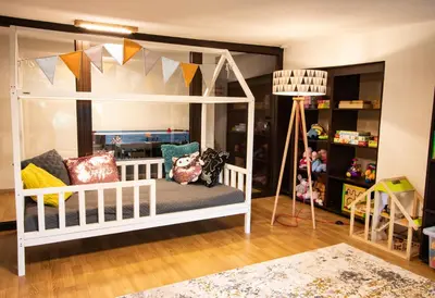 Część wypoczynkowa w obiekcie Agrodomek - komfortowy Apartament na Górnym Śląsku