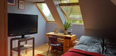 Telewizja i/lub zestaw kina domowego w obiekcie Apasjonata