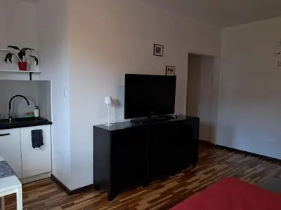 Telewizja i/lub zestaw kina domowego w obiekcie Stronska