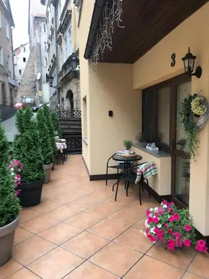 Balkon lub taras w obiekcie Spadzista 2