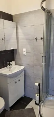 Łazienka w obiekcie Apartament Przejazdowa