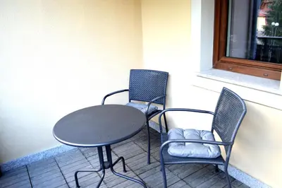 Część wypoczynkowa w obiekcie Apartament przy Parku