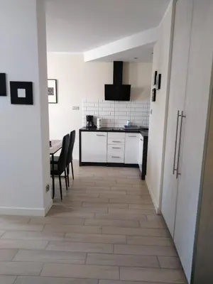 Kuchnia lub aneks kuchenny w obiekcie Apartament z pięknym widokiem Polanica Ogrodowa Wille Parkowe