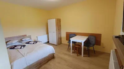 Łóżko lub łóżka w pokoju w obiekcie Agroturystyka 