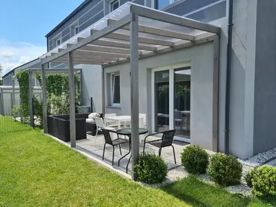 Ogród w obiekcie APARTAMENTY 