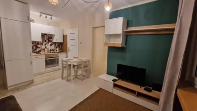 Kuchnia lub aneks kuchenny w obiekcie Apartament Poselska