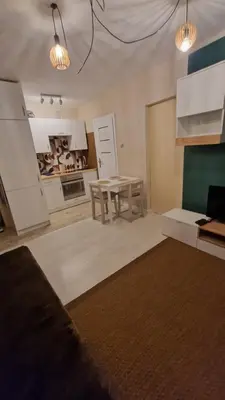 Kuchnia lub aneks kuchenny w obiekcie Apartament Poselska