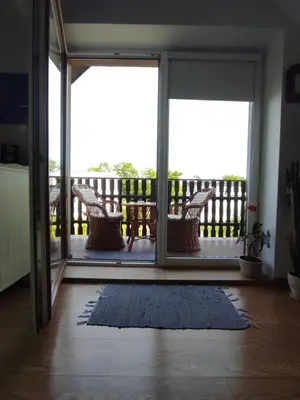 Balkon lub taras w obiekcie Przyjazny Domek