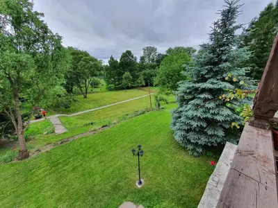 Plan piętra w obiekcie Pałac Ławica- spływy Przełomem Bardzkim