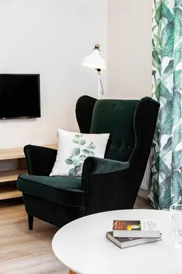 Część wypoczynkowa w obiekcie Apartment Walońska with FREE PARKING Wrocław by Noclegi Renters