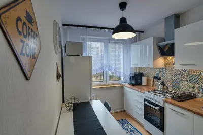 Kuchnia lub aneks kuchenny w obiekcie Apartament Dzień Dobry 2