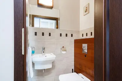 Łazienka w obiekcie Apartments Wrocław Manganowa by Noclegi Renters