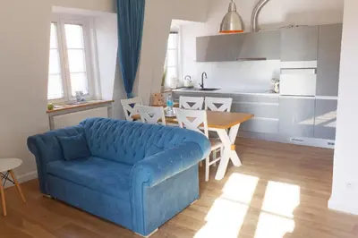 Kuchnia lub aneks kuchenny w obiekcie Apartamenty Hexus - Świdnicka - Wrocław centrum Rynek