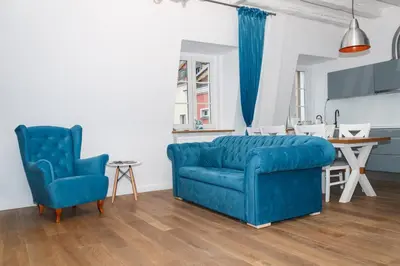 Część wypoczynkowa w obiekcie Apartamenty Hexus - Świdnicka - Wrocław centrum Rynek