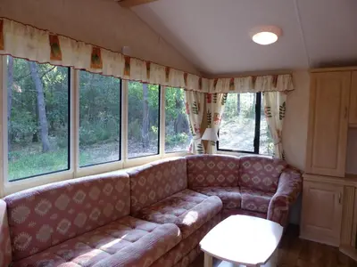 Część wypoczynkowa w obiekcie Domki nad Wartą