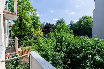 Ogród w obiekcie Smart Rental Management Kotlarska Apartment