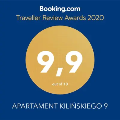 Certyfikat, podpis lub inny dokument wystawiony w obiekcie APARTAMENT KILIŃSKIEGO 9