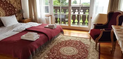 Łóżko lub łóżka w pokoju w obiekcie Dom Jesionów