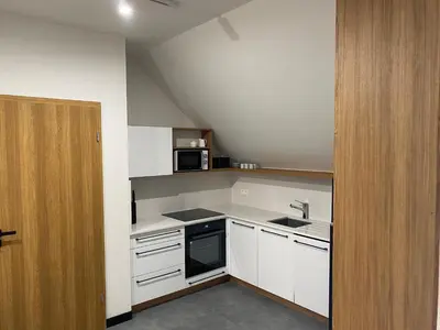 Kuchnia lub aneks kuchenny w obiekcie Apartamenty przy Parku Szwedzkim