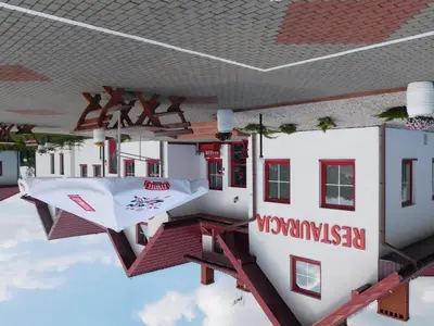 Budynek, w którym mieści się hotel