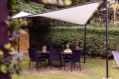 Ogród w obiekcie LEŚNE ZACISZE