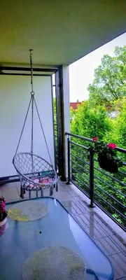 Balkon lub taras w obiekcie Na Grobli