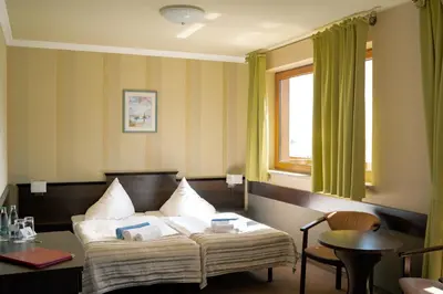 Łóżko lub łóżka w pokoju w obiekcie Hanka Relax & Spa