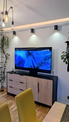 Telewizja i/lub zestaw kina domowego w obiekcie Zajazd u George'a